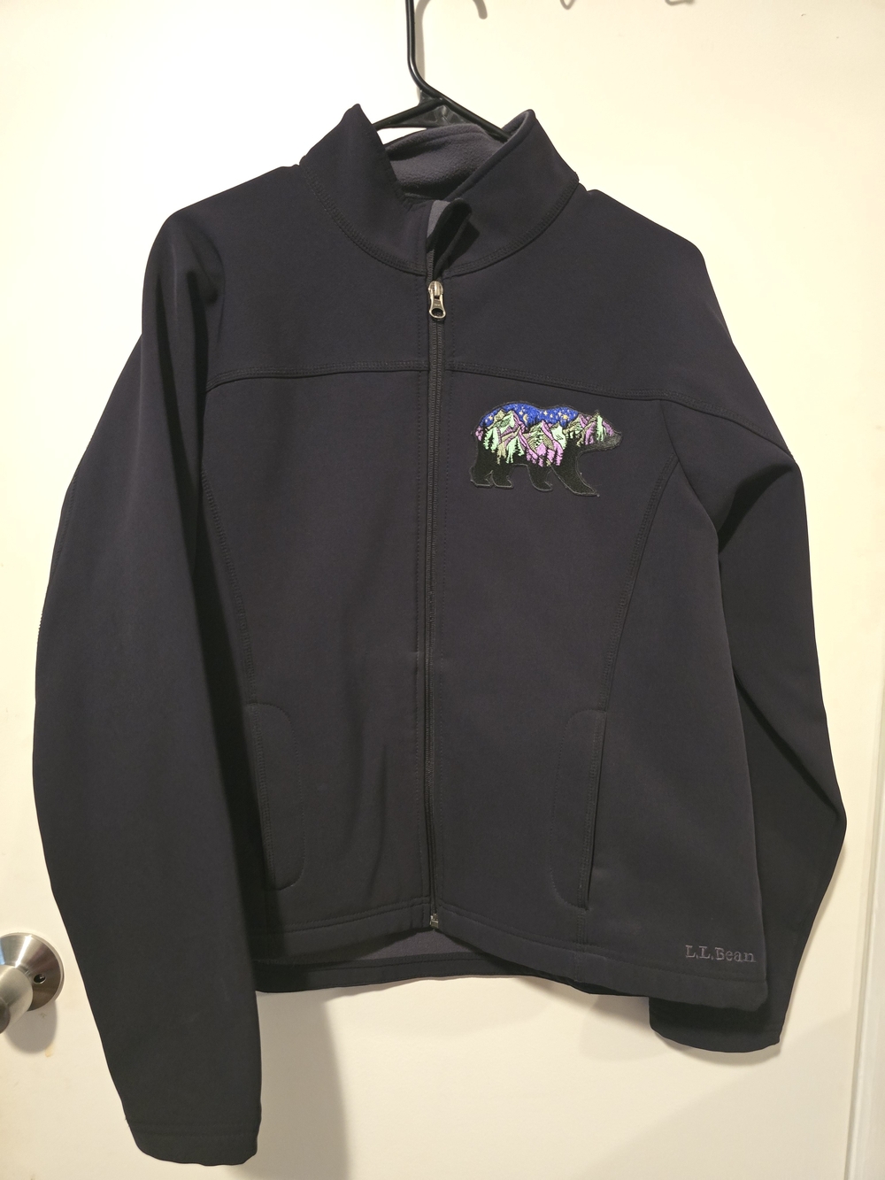L.L. Bean Black Softshell Jacket